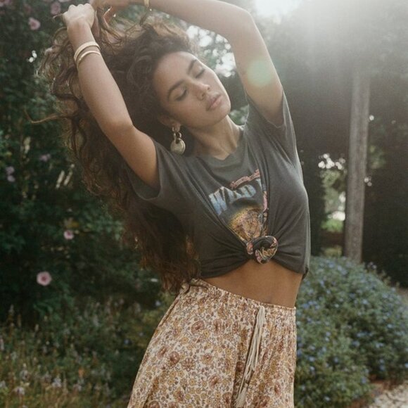 Spell & the Gypsy Collective Sundown Kerchief Skirt, Spice, S, EUC - Picture 3 of 6